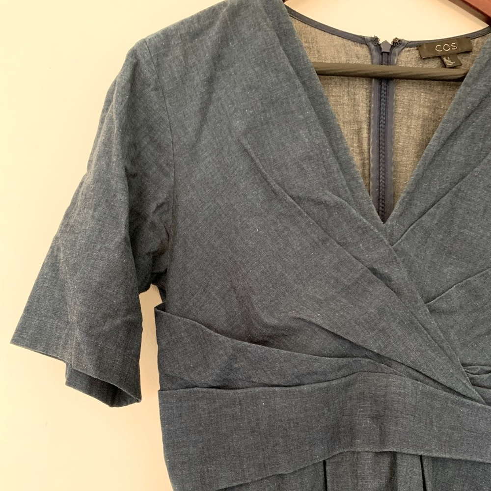 COS Denim Twist Top Dress